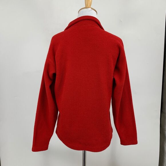 Vintage Obermeyer Sweatshirt Womens S Small Ruby Fleece Stand Collar Polartec - Picture 6 of 14